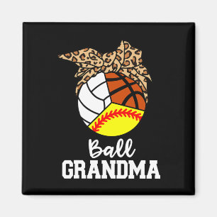 Bal Oma Softbal Volleybal Basketbal Leopar Magneet