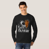 Bal Papaja Voetbal Basketbal Hart T-shirt (Voorkant volledig)