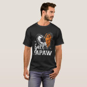 Bal Papaw Voetbal Basketbal Hart T-shirt (Voorkant volledig)