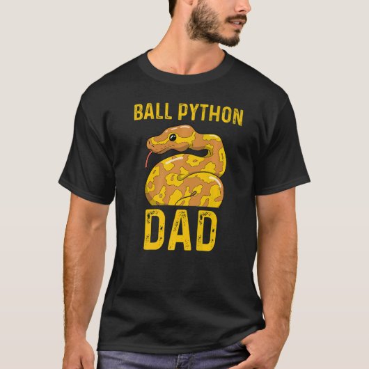 Bal Python Papa Snake Huisdier Eigenaar 1 T-shirt (Voorkant)