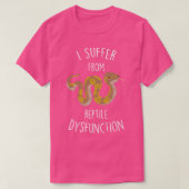 Bal Python Reptiel Disfunctie 1 T-shirt (Design voorkant)