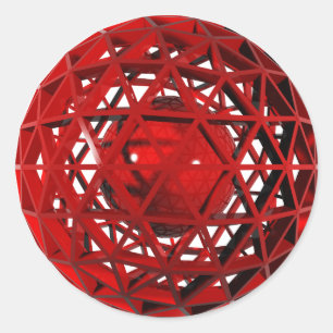 bal ronde sticker