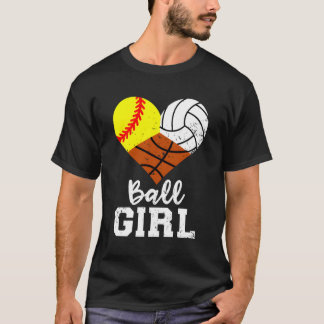 Bal Softbal Volleybal Basketbal T-shirt