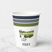 Bal Sport Game Verjaardagsfeest Kinder Papieren Bekers (Achterkant)