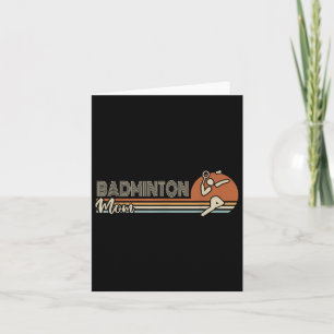 Bal Sport Shuttle Sport Retro Badminton Mom Vrouwe Kaart