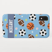 Bal Sport Thema Aangepast Patroon Case-Mate iPhone Case (Achterkant (horizontaal))