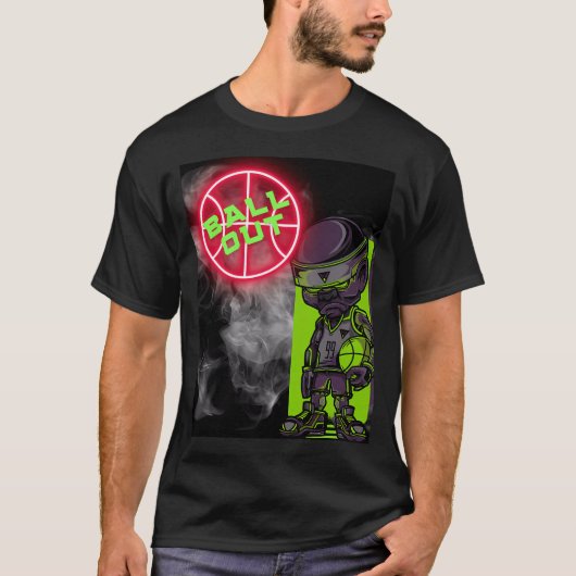 bal uit t-shirt (Voorkant)
