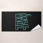 Bal uitsteken tegen de muur badhanddoek (Badhanddoek)
