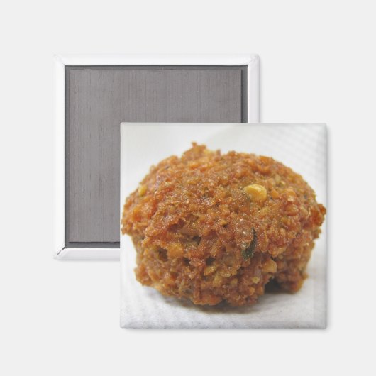 Bal van Falafel Magnet (Voorkant / Achterkant)