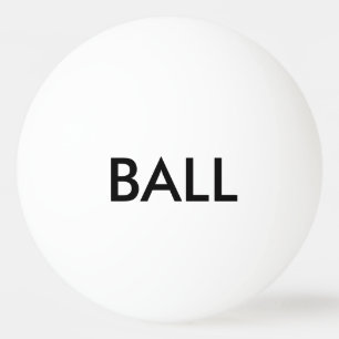 BAL - verklaar het Duidelijke - plus de Lezing van Pingpongbal