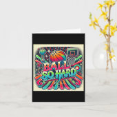Bal zo hard  kaart (Gele Bloem)