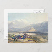 Bala Hissar en de stad Kabul met de Britse blik Briefkaart (Voorkant / Achterkant)