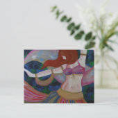 Baladi, Belly Dancer Beauful Art Briefkaarten (Staand voorkant)