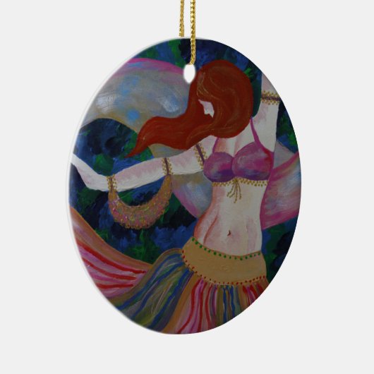 Baladi, Belly Dancer Beauful Art Ornament (Rechts)