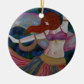 Baladi, Belly Dancer Beauful Art Ornament (Voorkant)
