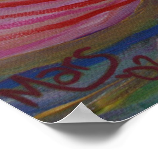 Baladi, Belly Dancer Beauful Art Poster Print (Hoek)