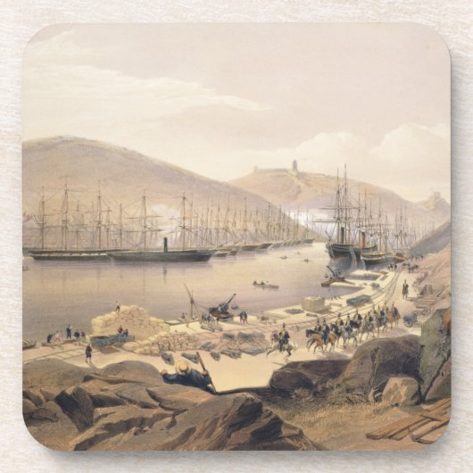 Balaklava, bord uit 'The Seat of War in the East' Onderzetter (Voorkant)
