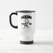 Balalaika Play Girl Travel Mug Reisbeker (Links)