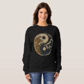 Balance and Harmony Yin Yang Symbol with Waves 2 Trui (Voorkant volledig)