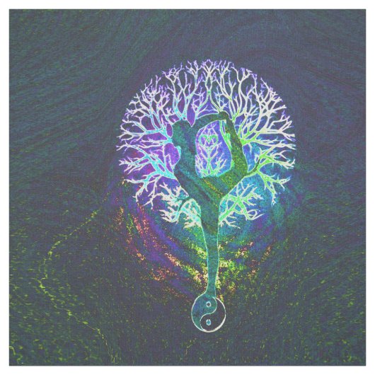 Balance en Harmony Yoga Tree Stof (Swatch)