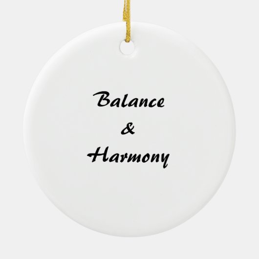 Balance & Harmony Yin & Yang ornament (Achterkant)