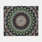 Balance Mandala 2 Fleece Deken (Voorkant (Horizontaal))