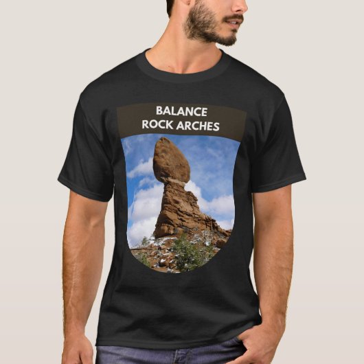 Balance Rock Arches - Utah T-shirt (Voorkant)
