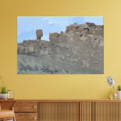 Balance Rock Stretted Canvas afdrukken (Insitu (Woonkamer))