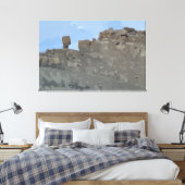 Balance Rock Stretted Canvas afdrukken (Insitu (Slaapkamer))