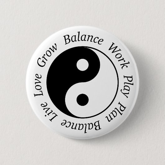 Balance Yin Yang Button (Voorkant)