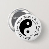 Balance Yin Yang Button (Voorkant /achterkant)