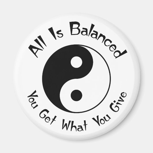 Balance Yin Yang Magnet (Voorkant)