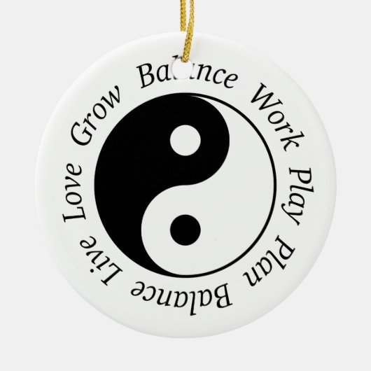 Balance Yin Yang Ornament (Voorkant)