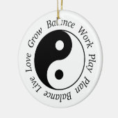 Balance Yin Yang Ornament (Links)