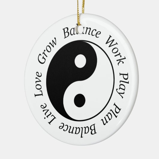 Balance Yin Yang Ornament (Links)