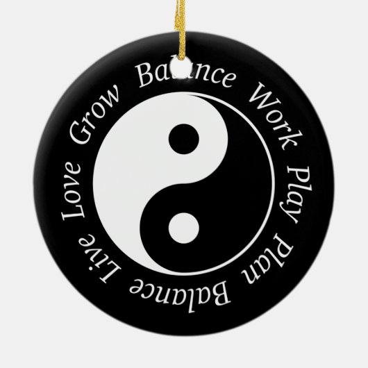 Balance Yin Yang Ornament (Achterkant)