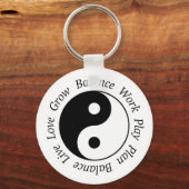 Balance Yin Yang Sleutelhanger (Voorkant)