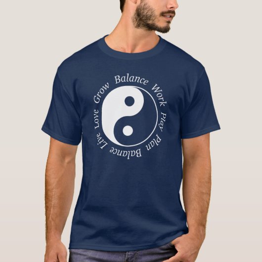 Balance Yin Yang T-Shirt (Voorkant)