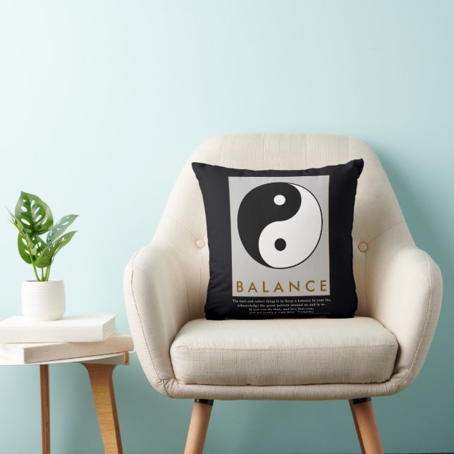 Balance zen yin yang kussen (Stoel)