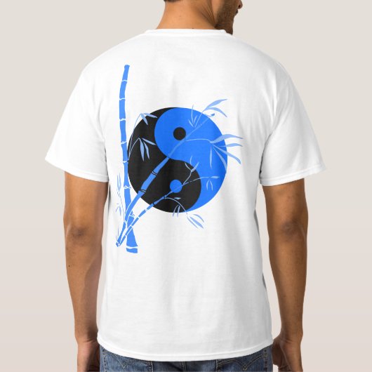 Balanced Blue Bamboo- T-shirt (Achterkant)