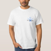 Balanced Blue Bamboo- T-shirt (Voorkant)