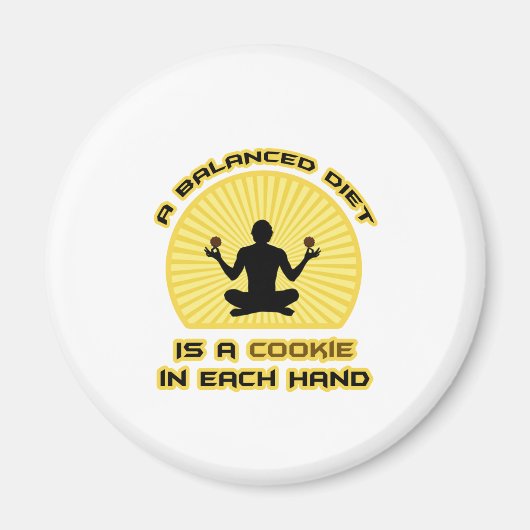 Balanced Diet: Koekje in elke hand Magneet (Voorkant)