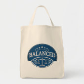 Balanced Grocery Tote Bag (Voorkant)