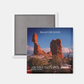 Balanced Rock, Arches National Park, Moab, Utah Magneet (Voorkant / Achterkant)