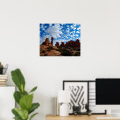 Balanced Rock, Arches National Park, Utah Poster (Thuiskantoor)