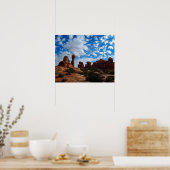 Balanced Rock, Arches National Park, Utah Poster (Keuken)