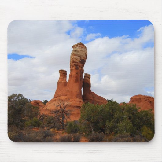 Balanced Rock, Arches, Utah, Mousepad Muismat (Voorkant)