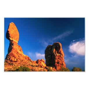 Balanced Rock bij Sunset Foto Afdruk