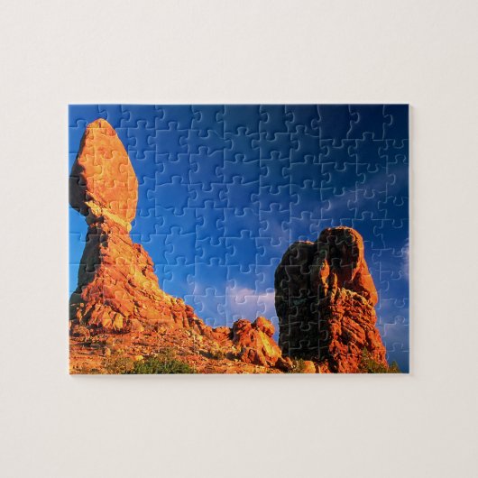 Balanced Rock bij Sunset Legpuzzel (Horizontaal)