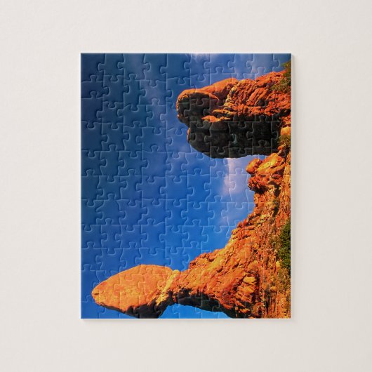 Balanced Rock bij Sunset Legpuzzel (Verticaal)